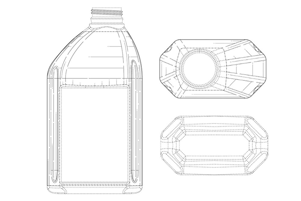 lightweight oil container patent